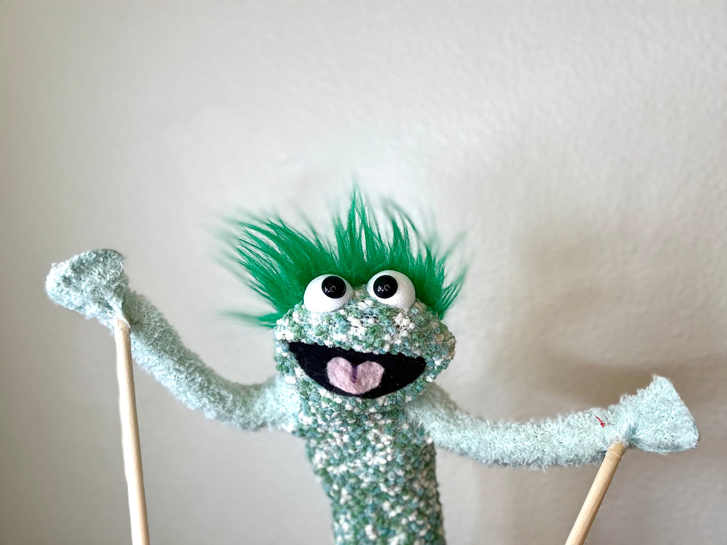 Handmade sock puppet - Puppets by Eliza