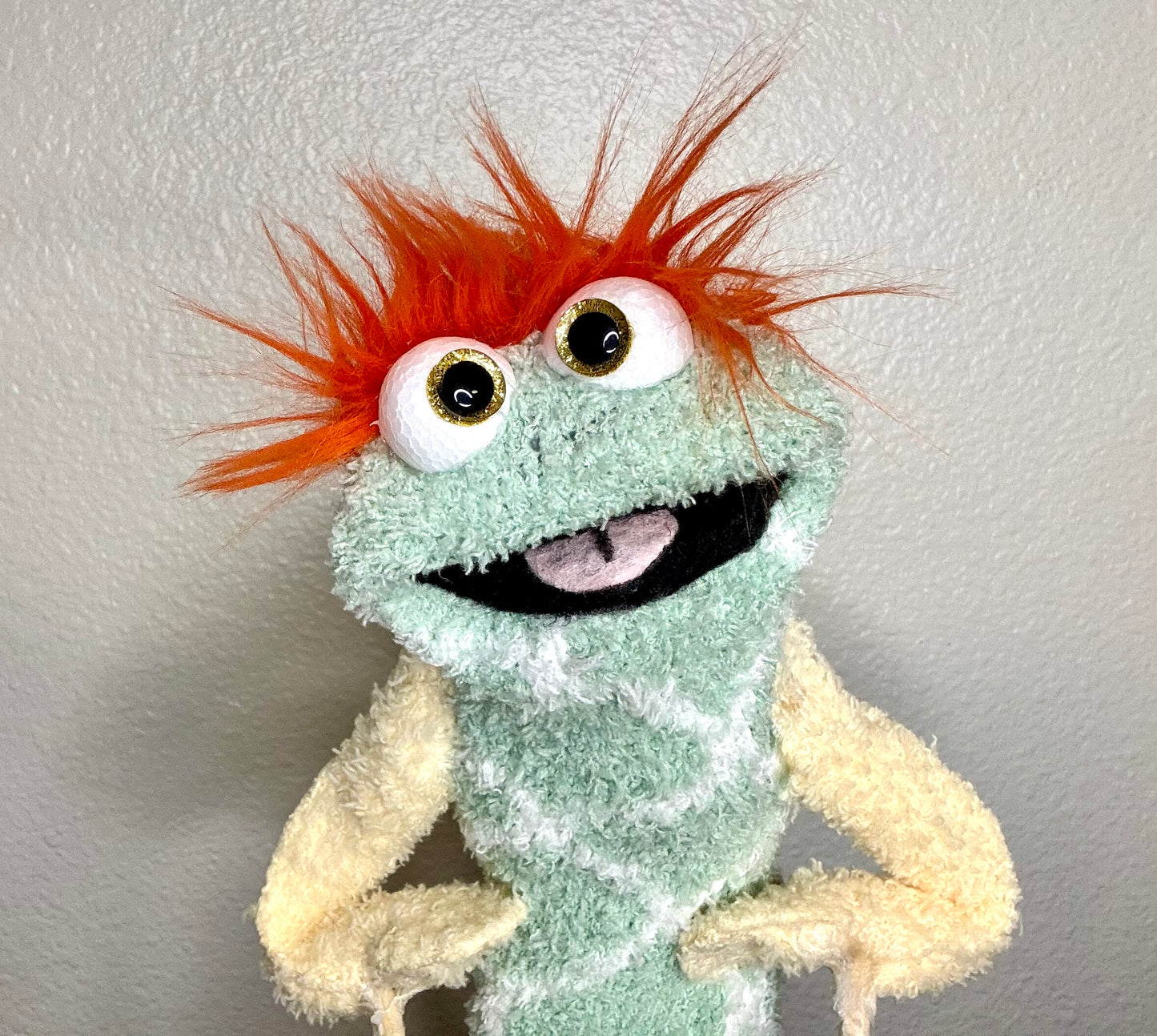 Handmade sock puppet - puppets by Eliza