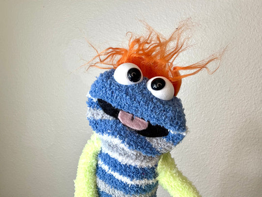 Handmade sock puppet - Puppets by Eliza