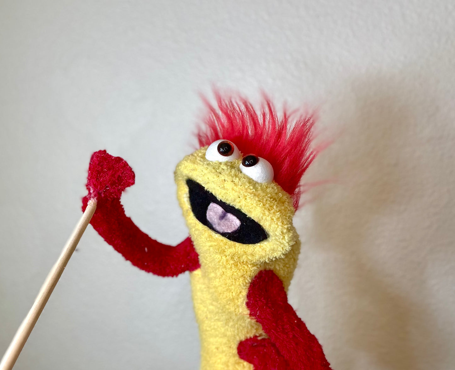 Handmade sock puppet - Puppets by Eliza