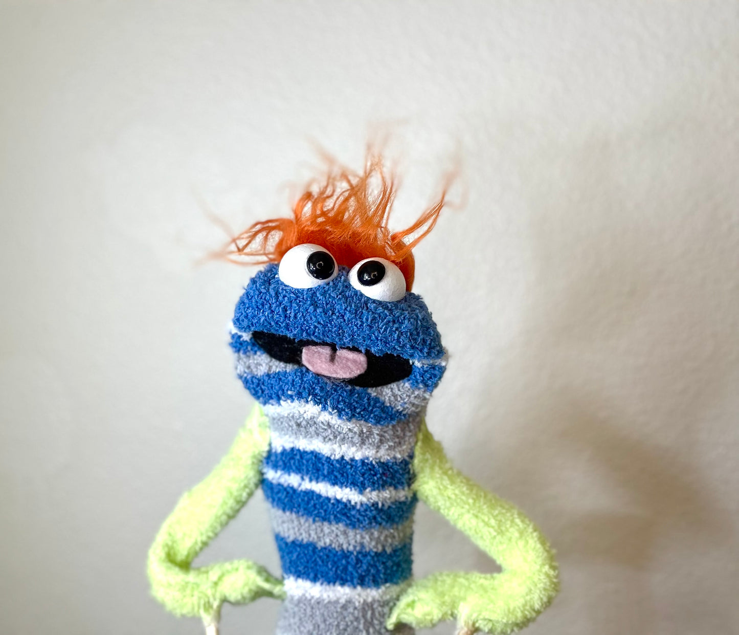 Handmade sock puppet - Puppets by Eliza