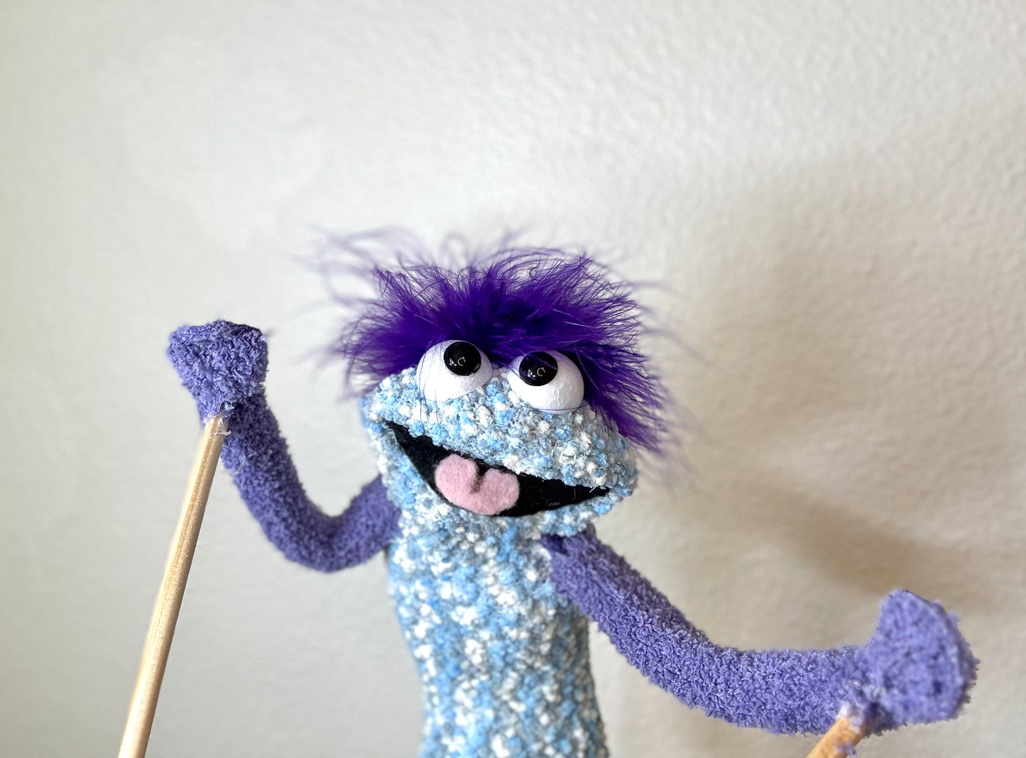 Handmade sock puppet - Puppets by Eliza