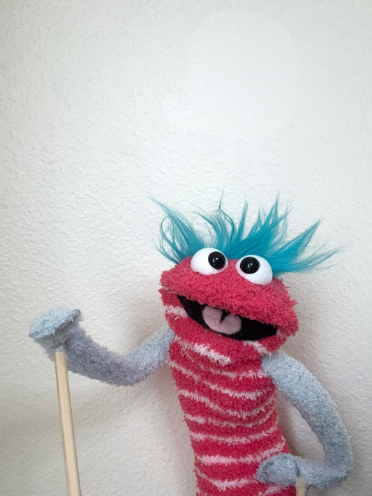 Handmade Sock Puppet - Puppets by Eliza