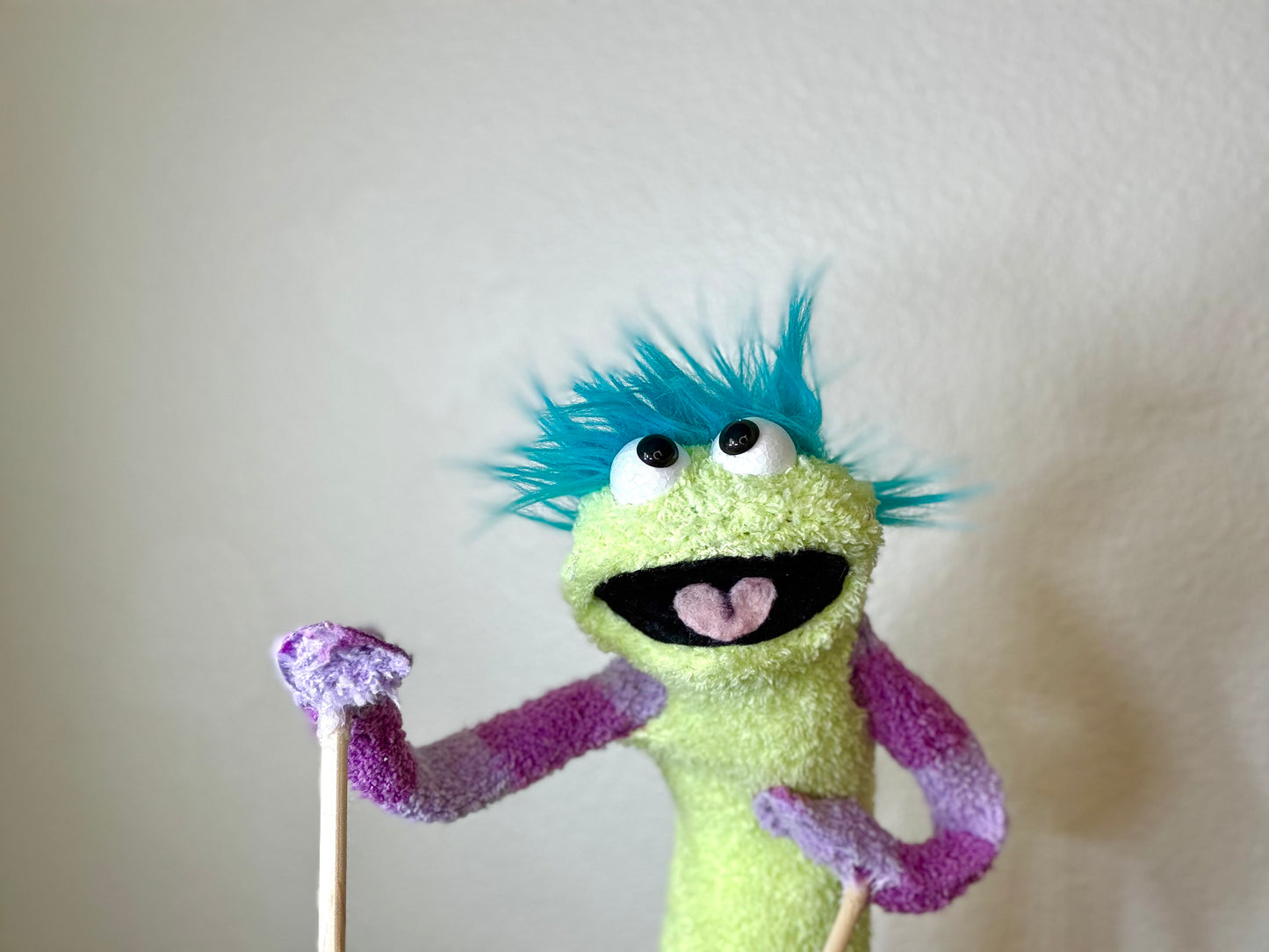 Handmade sock puppet - puppets by Eliza