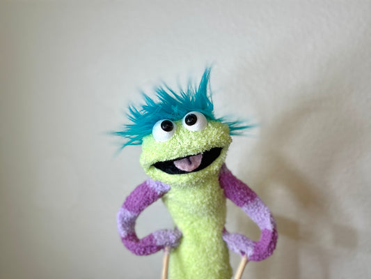 Handmade sock puppet - puppets by Eliza