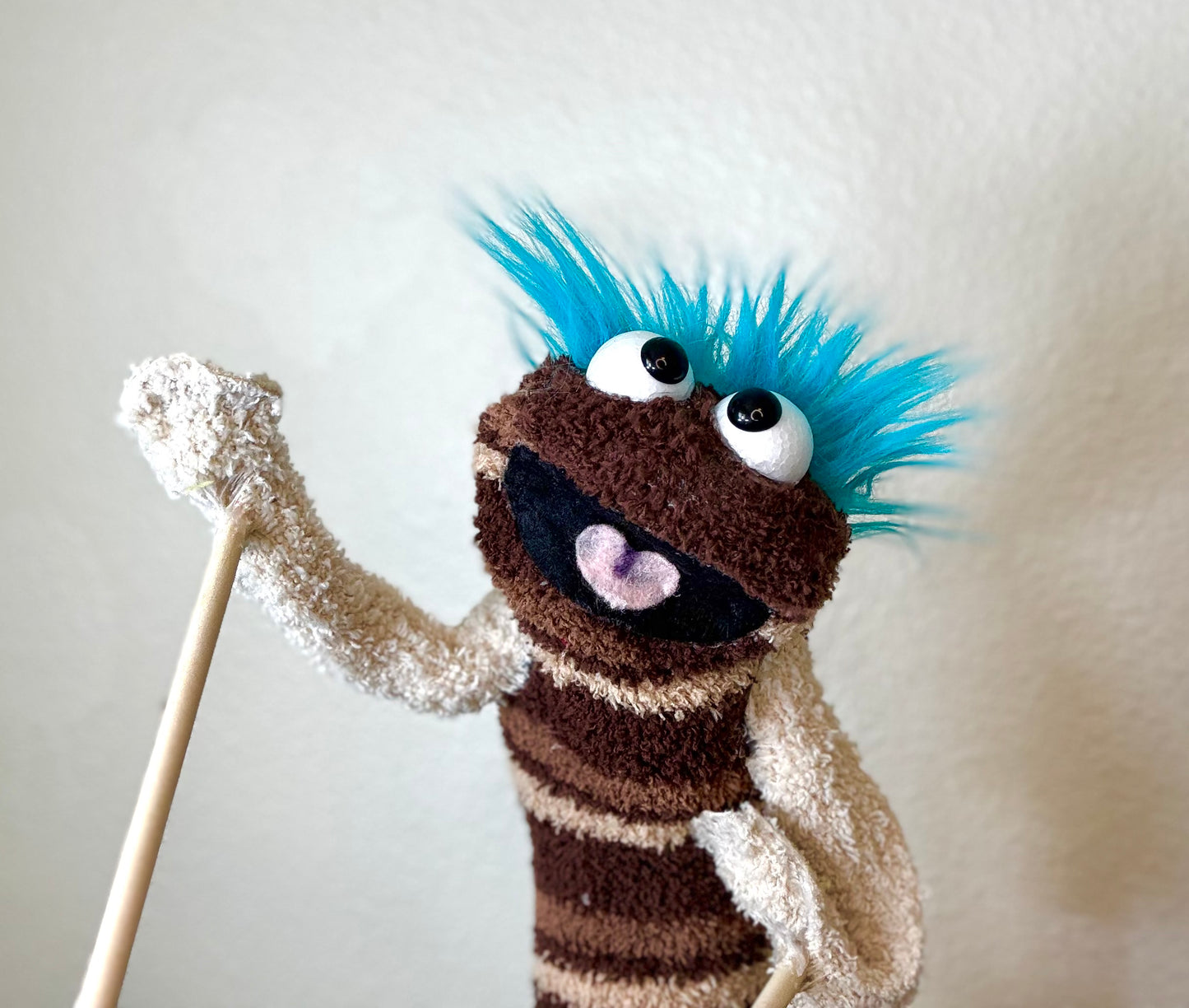 Handmade sock puppet - Puppets by Eliza