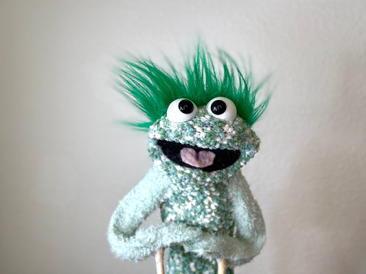 Handmade sock puppet - Puppets by Eliza