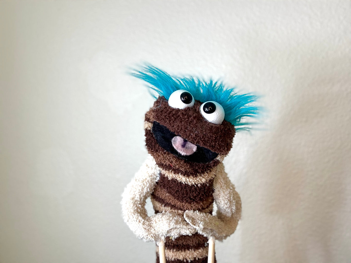 Handmade sock puppet - Puppets by Eliza