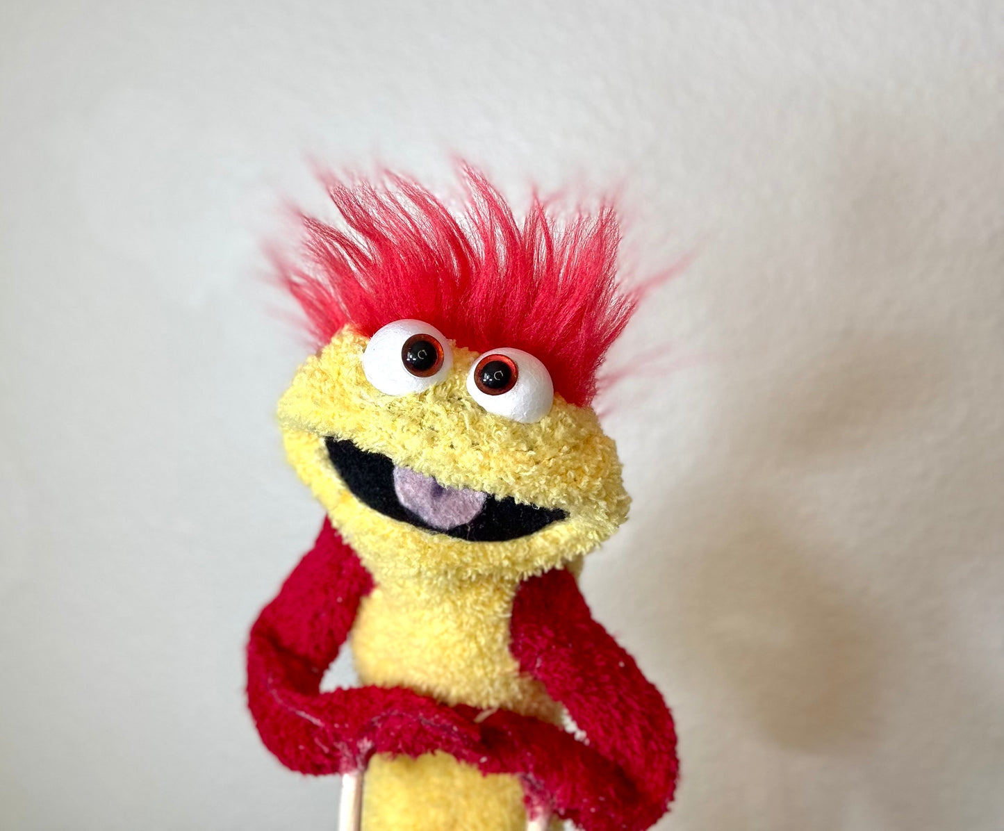 Handmade sock puppet - Puppets by Eliza