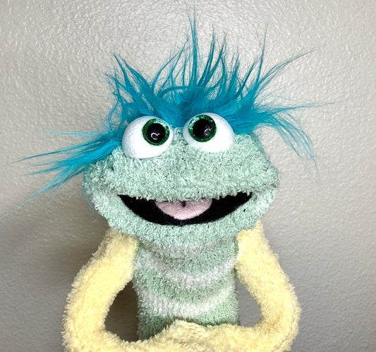 Handmade sock puppet - puppets by Eliza